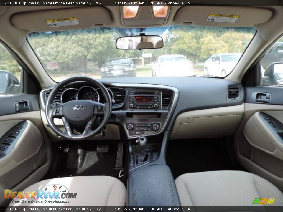 2013 Kia Optima LX Metal Bronze Pearl Metallic / Gray Photo #11