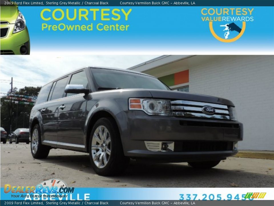 2009 Ford Flex Limited Sterling Grey Metallic / Charcoal Black Photo #1