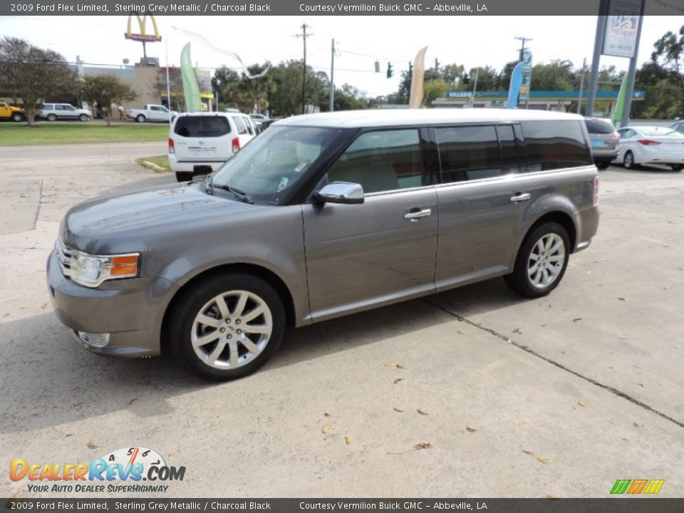 2009 Ford Flex Limited Sterling Grey Metallic / Charcoal Black Photo #5