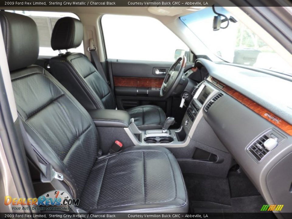 2009 Ford Flex Limited Sterling Grey Metallic / Charcoal Black Photo #6