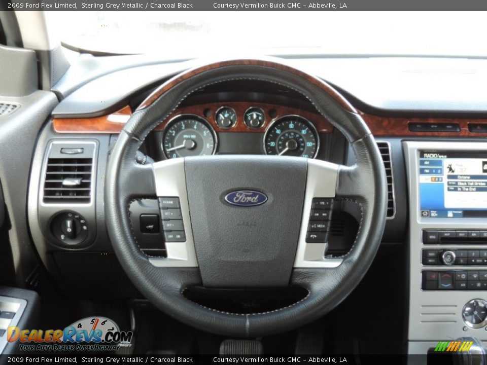 2009 Ford Flex Limited Sterling Grey Metallic / Charcoal Black Photo #13