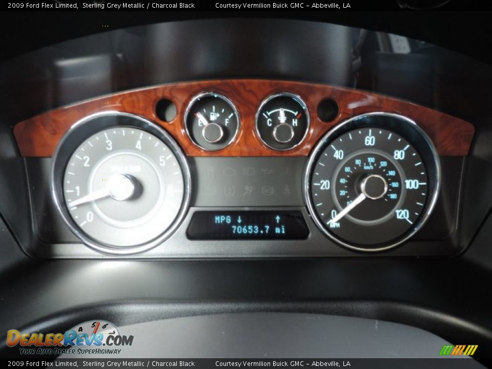 2009 Ford Flex Limited Sterling Grey Metallic / Charcoal Black Photo #15