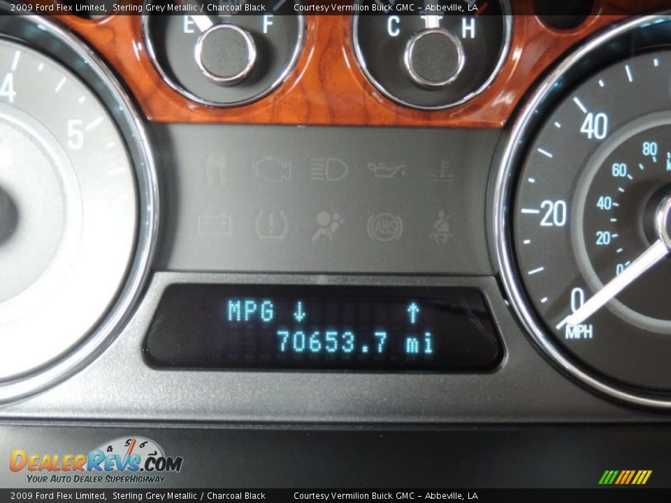 2009 Ford Flex Limited Sterling Grey Metallic / Charcoal Black Photo #16
