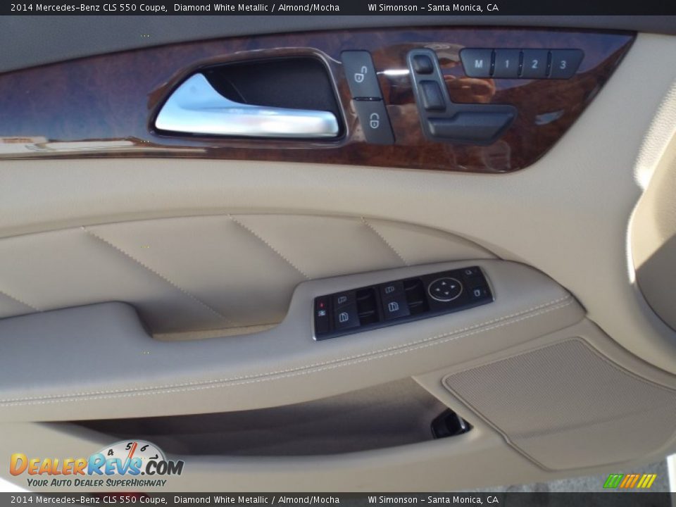 2014 Mercedes-Benz CLS 550 Coupe Diamond White Metallic / Almond/Mocha Photo #6