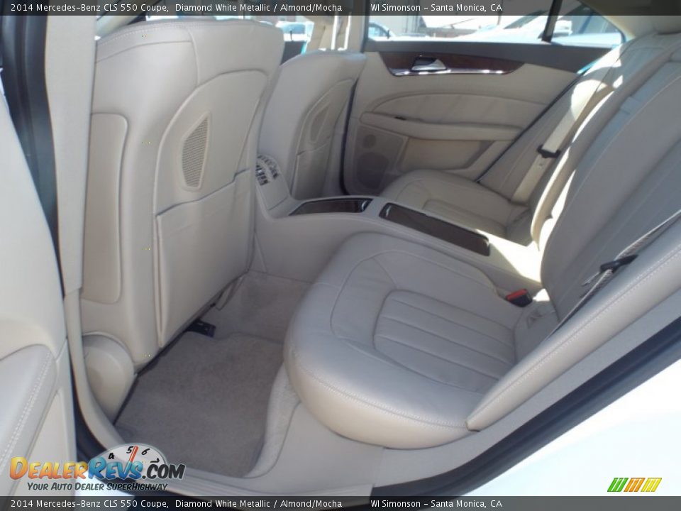 2014 Mercedes-Benz CLS 550 Coupe Diamond White Metallic / Almond/Mocha Photo #8