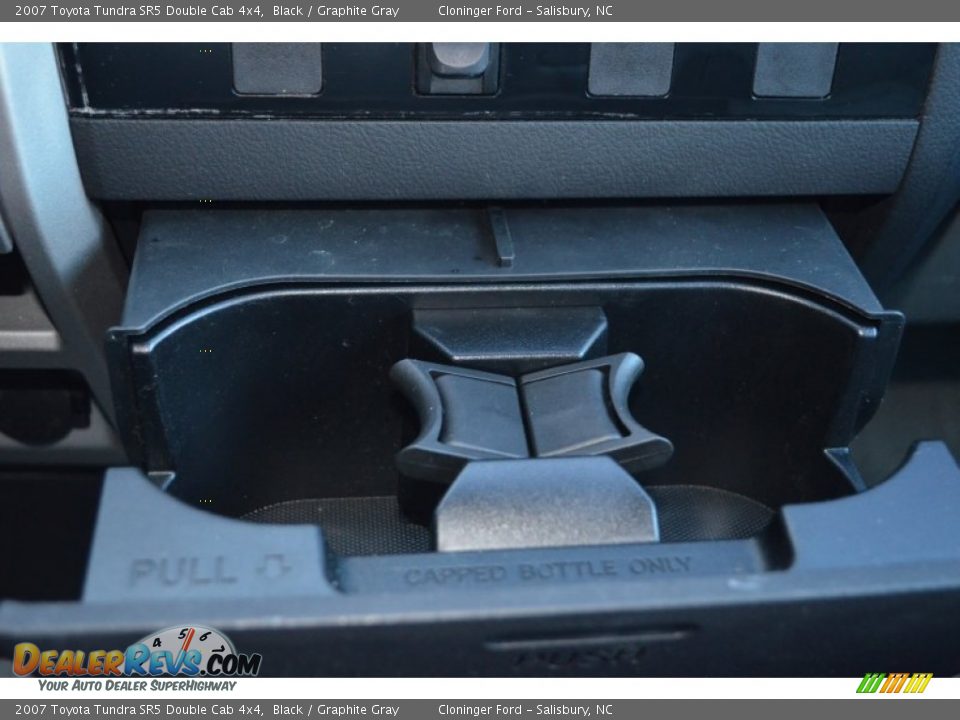 2007 Toyota Tundra SR5 Double Cab 4x4 Black / Graphite Gray Photo #27