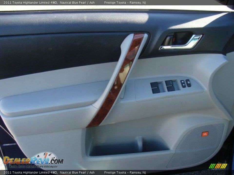 2011 Toyota Highlander Limited 4WD Nautical Blue Pearl / Ash Photo #6