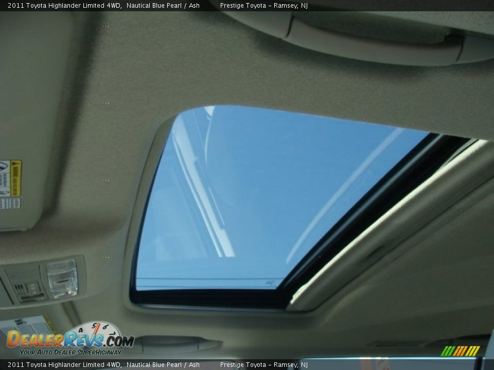 2011 Toyota Highlander Limited 4WD Nautical Blue Pearl / Ash Photo #8