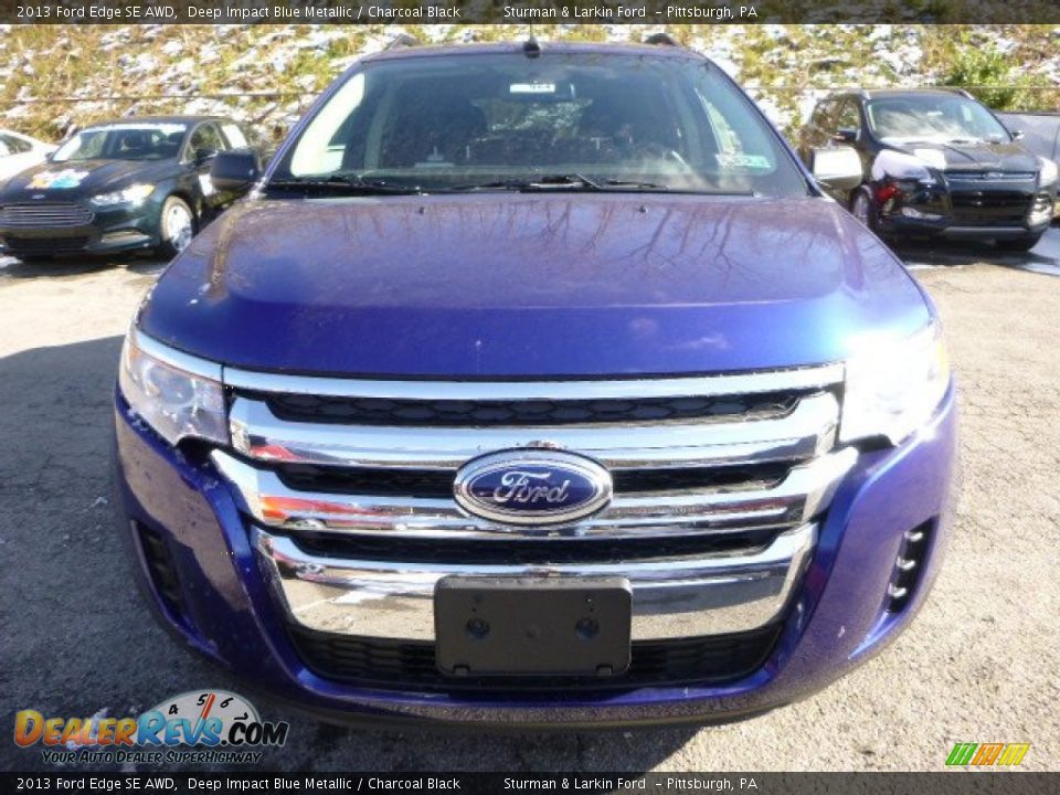 2013 Ford Edge SE AWD Deep Impact Blue Metallic / Charcoal Black Photo #6