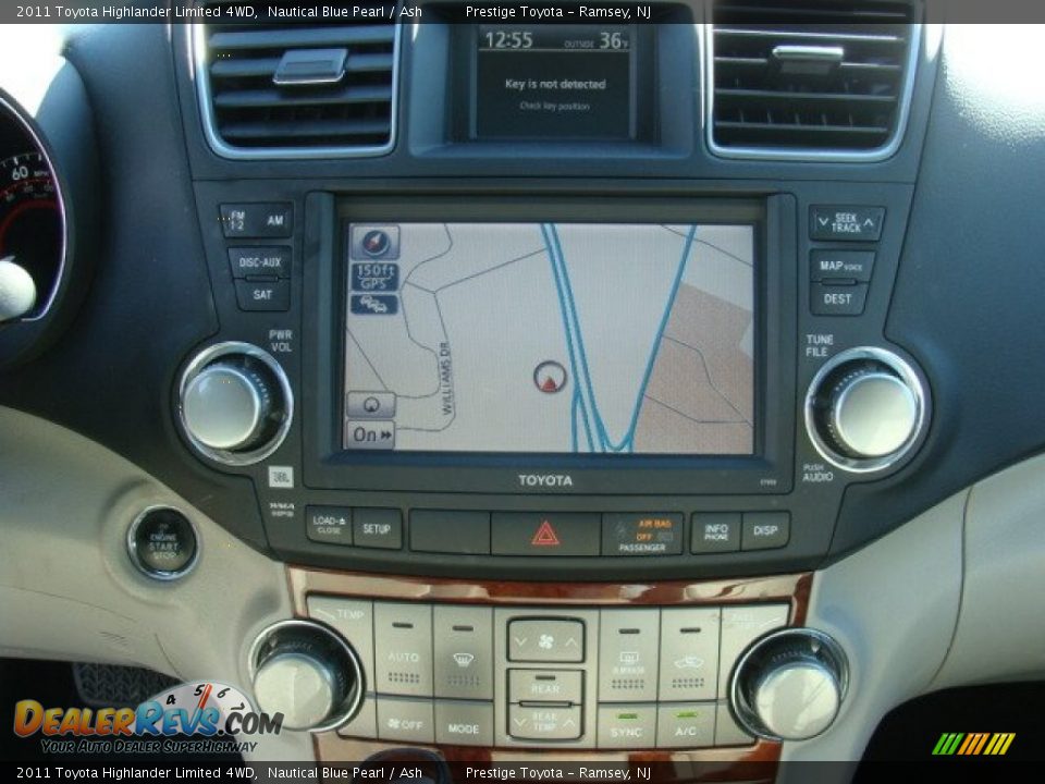 2011 Toyota Highlander Limited 4WD Nautical Blue Pearl / Ash Photo #11