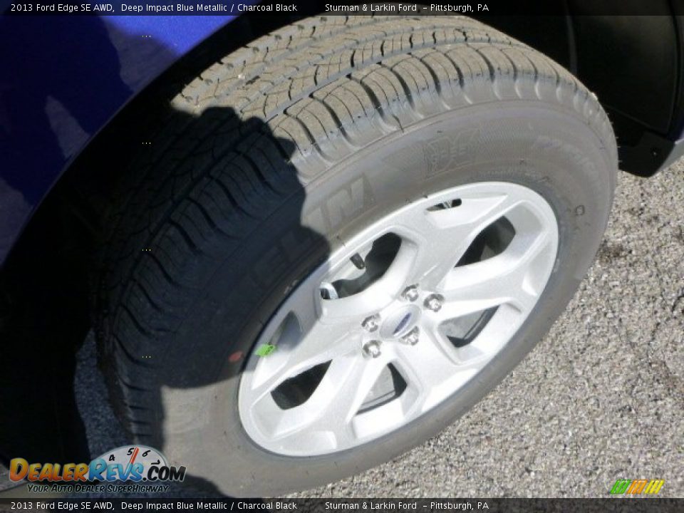 2013 Ford Edge SE AWD Deep Impact Blue Metallic / Charcoal Black Photo #7