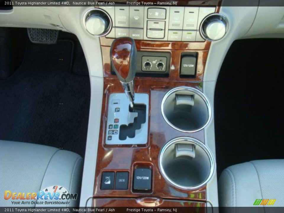 2011 Toyota Highlander Limited 4WD Nautical Blue Pearl / Ash Photo #12