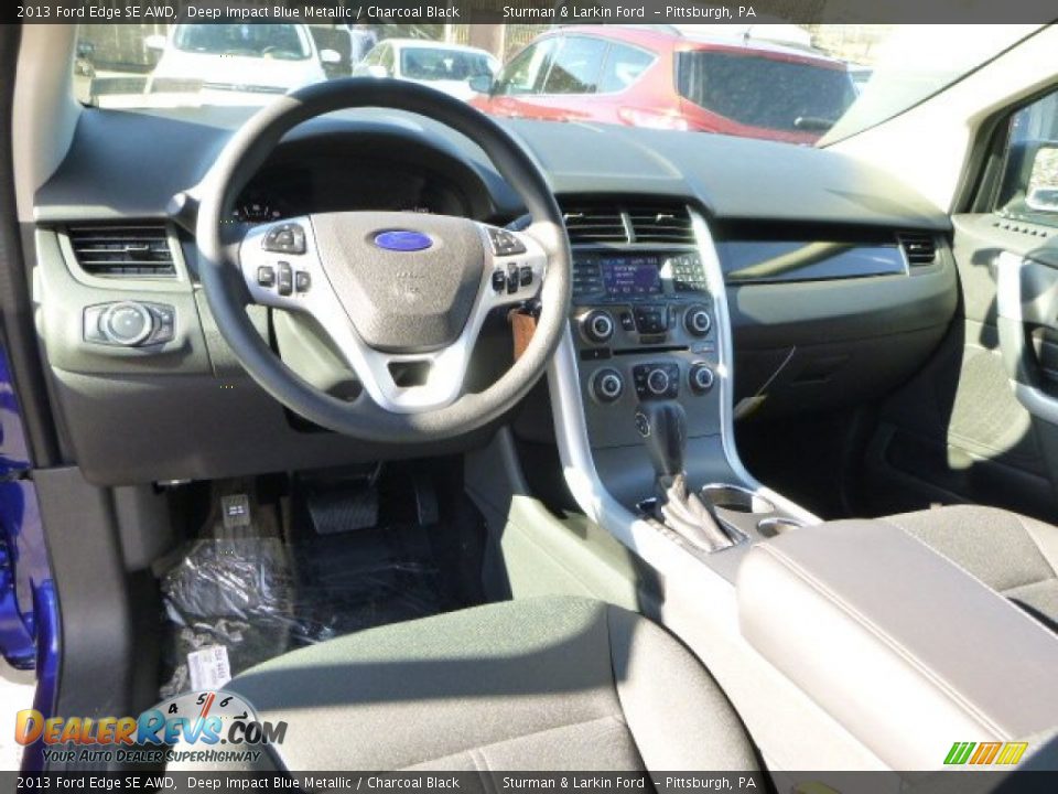 2013 Ford Edge SE AWD Deep Impact Blue Metallic / Charcoal Black Photo #10