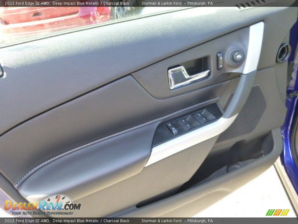 2013 Ford Edge SE AWD Deep Impact Blue Metallic / Charcoal Black Photo #11
