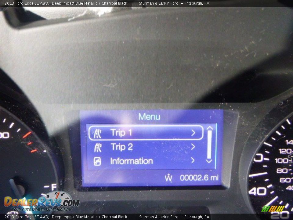 2013 Ford Edge SE AWD Deep Impact Blue Metallic / Charcoal Black Photo #15
