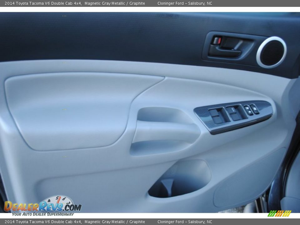 2014 Toyota Tacoma V6 Double Cab 4x4 Magnetic Gray Metallic / Graphite Photo #7