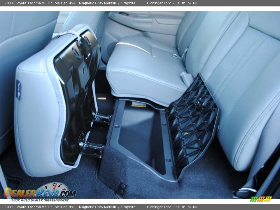 2014 Toyota Tacoma V6 Double Cab 4x4 Magnetic Gray Metallic / Graphite Photo #12