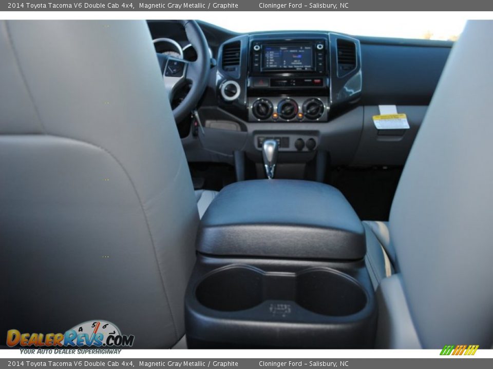 2014 Toyota Tacoma V6 Double Cab 4x4 Magnetic Gray Metallic / Graphite Photo #15