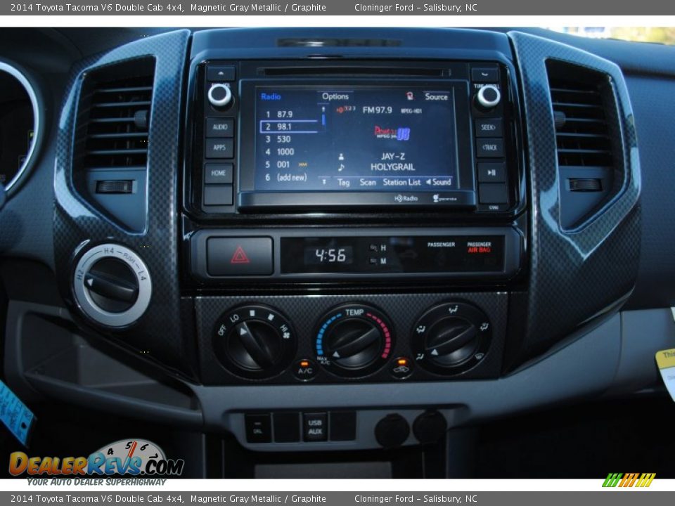 2014 Toyota Tacoma V6 Double Cab 4x4 Magnetic Gray Metallic / Graphite Photo #17