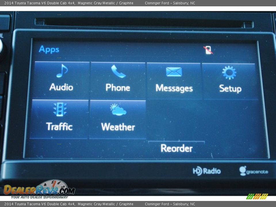2014 Toyota Tacoma V6 Double Cab 4x4 Magnetic Gray Metallic / Graphite Photo #19