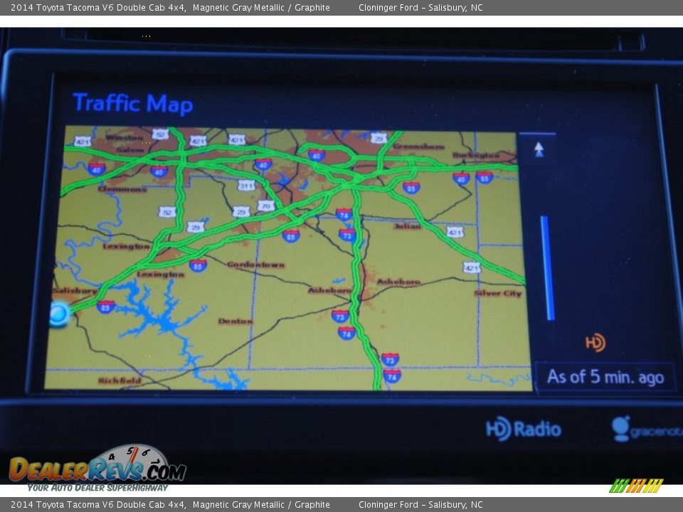 2014 Toyota Tacoma V6 Double Cab 4x4 Magnetic Gray Metallic / Graphite Photo #20