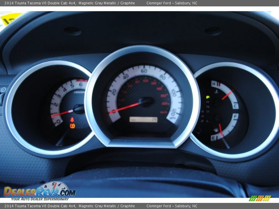 2014 Toyota Tacoma V6 Double Cab 4x4 Magnetic Gray Metallic / Graphite Photo #24