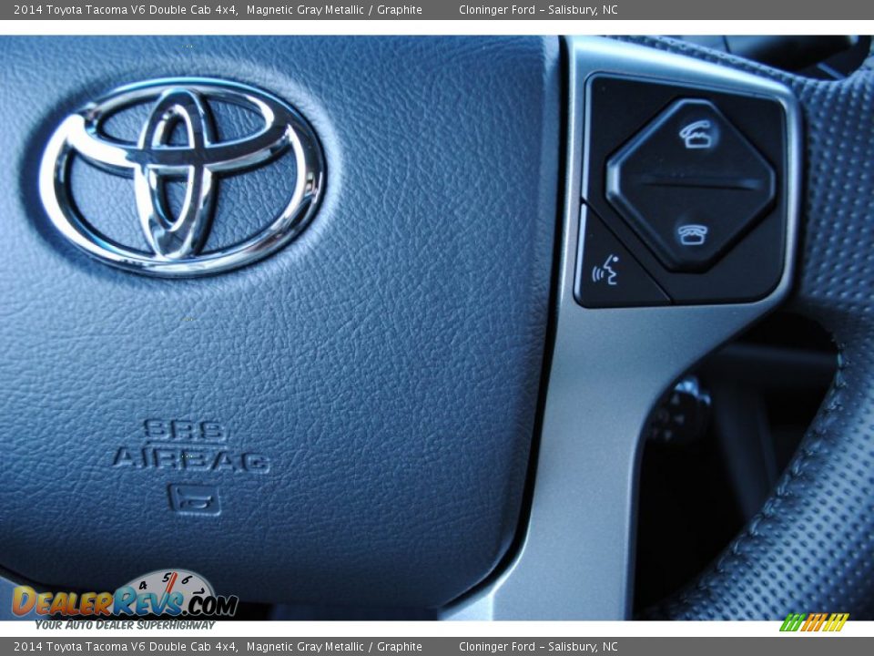 2014 Toyota Tacoma V6 Double Cab 4x4 Magnetic Gray Metallic / Graphite Photo #26