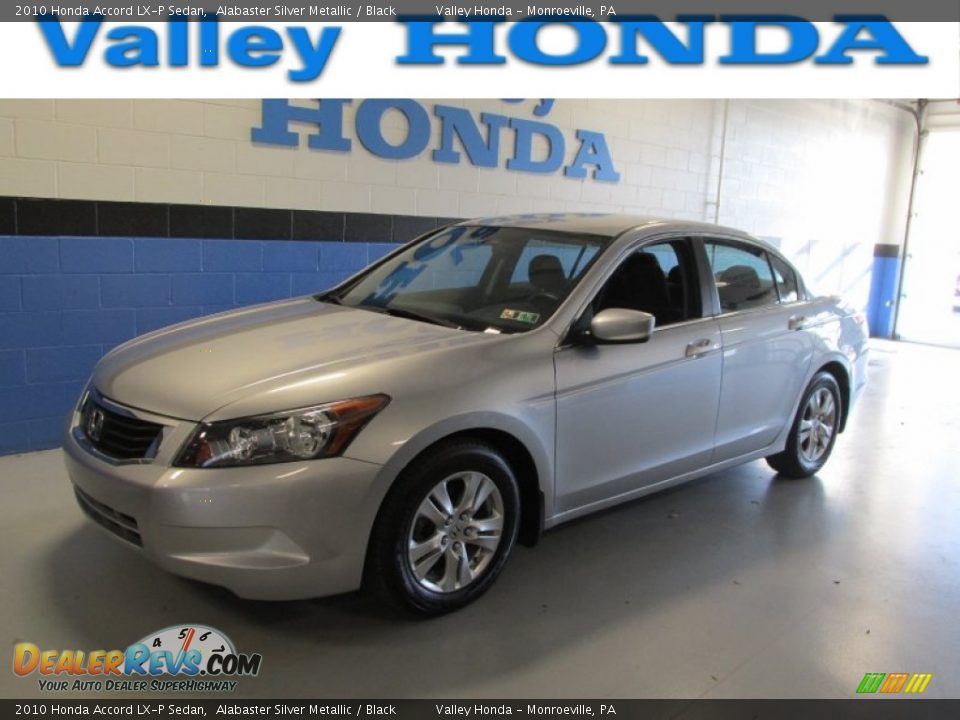 2010 Honda Accord LX-P Sedan Alabaster Silver Metallic / Black Photo #1