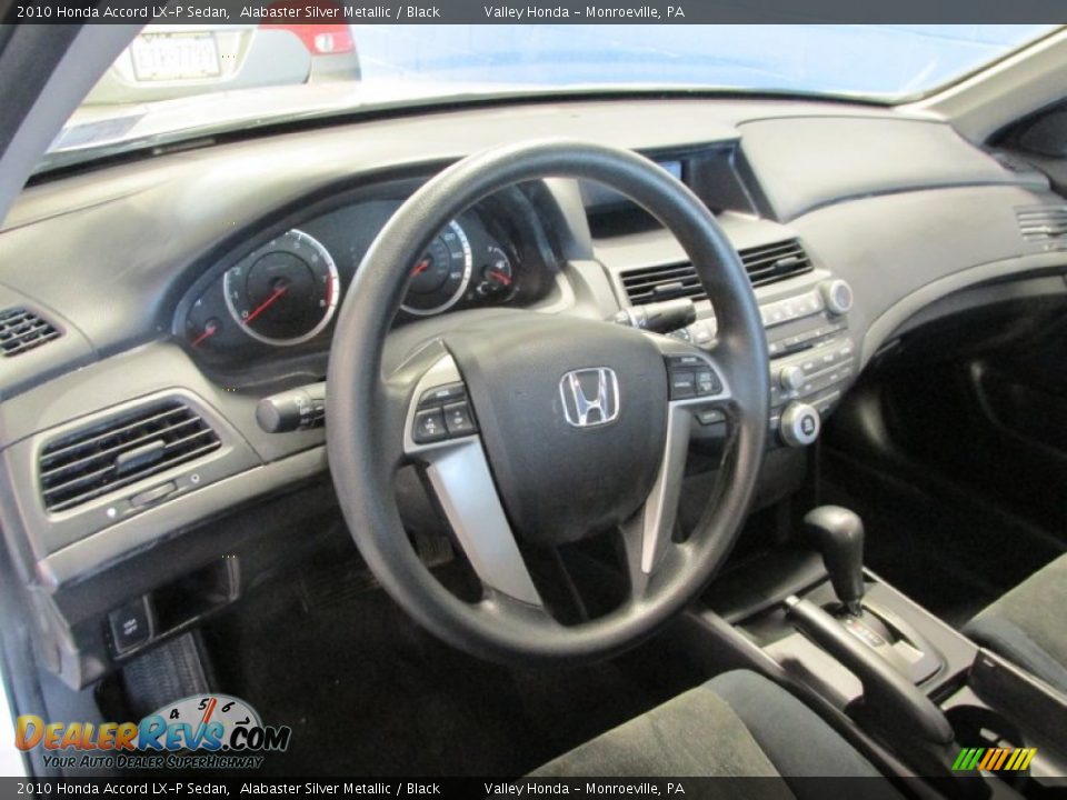2010 Honda Accord LX-P Sedan Alabaster Silver Metallic / Black Photo #9