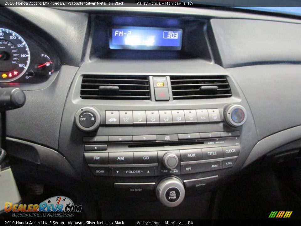 2010 Honda Accord LX-P Sedan Alabaster Silver Metallic / Black Photo #10