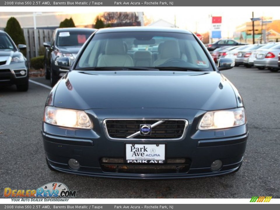 2008 Volvo S60 2.5T AWD Barents Blue Metallic / Taupe Photo #8