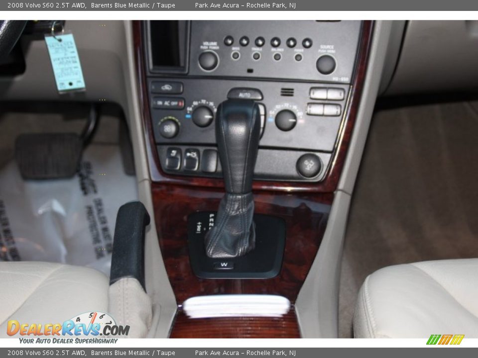 2008 Volvo S60 2.5T AWD Barents Blue Metallic / Taupe Photo #15