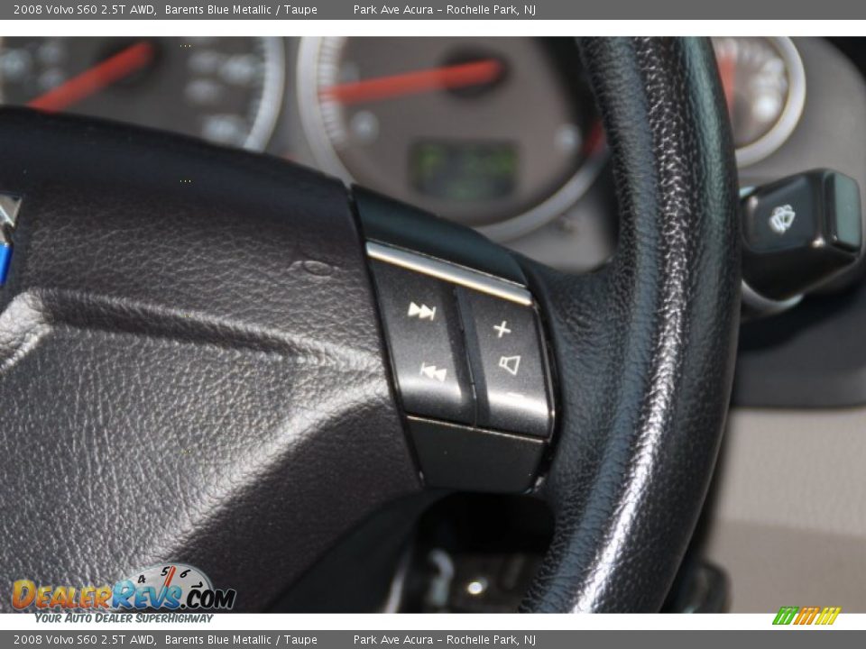 2008 Volvo S60 2.5T AWD Barents Blue Metallic / Taupe Photo #18