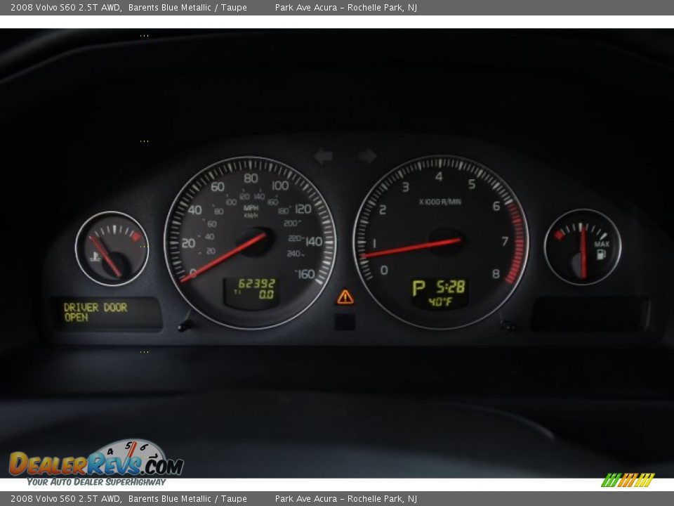 2008 Volvo S60 2.5T AWD Barents Blue Metallic / Taupe Photo #19