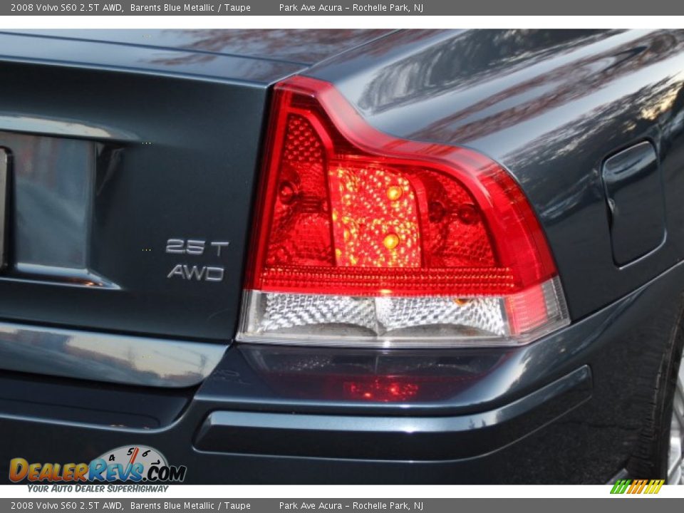 2008 Volvo S60 2.5T AWD Barents Blue Metallic / Taupe Photo #21