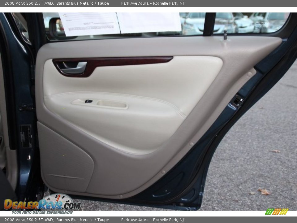 2008 Volvo S60 2.5T AWD Barents Blue Metallic / Taupe Photo #22