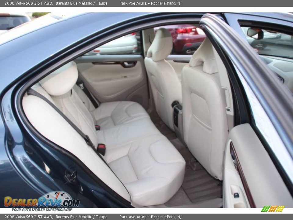 2008 Volvo S60 2.5T AWD Barents Blue Metallic / Taupe Photo #23