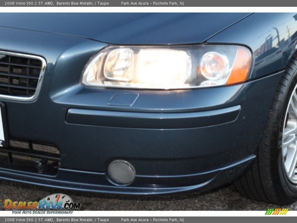 2008 Volvo S60 2.5T AWD Barents Blue Metallic / Taupe Photo #29