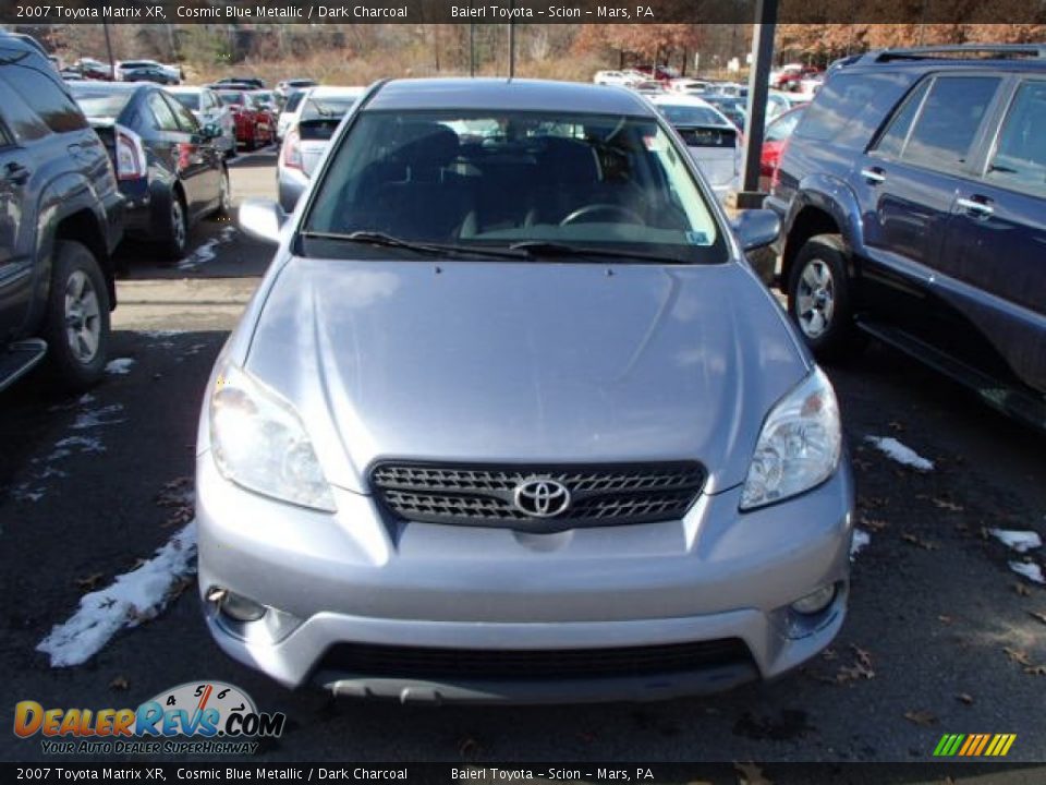 2007 Toyota Matrix XR Cosmic Blue Metallic / Dark Charcoal Photo #2