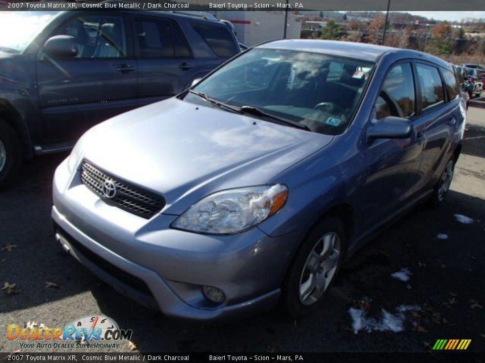 2007 Toyota Matrix XR Cosmic Blue Metallic / Dark Charcoal Photo #3