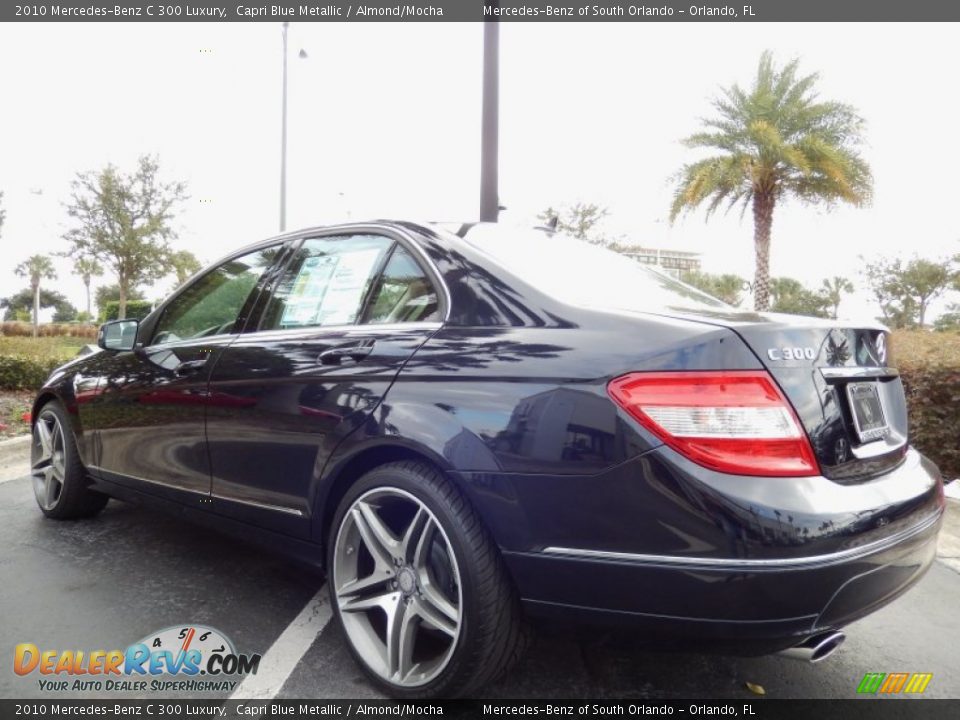 2010 Mercedes-Benz C 300 Luxury Capri Blue Metallic / Almond/Mocha Photo #5