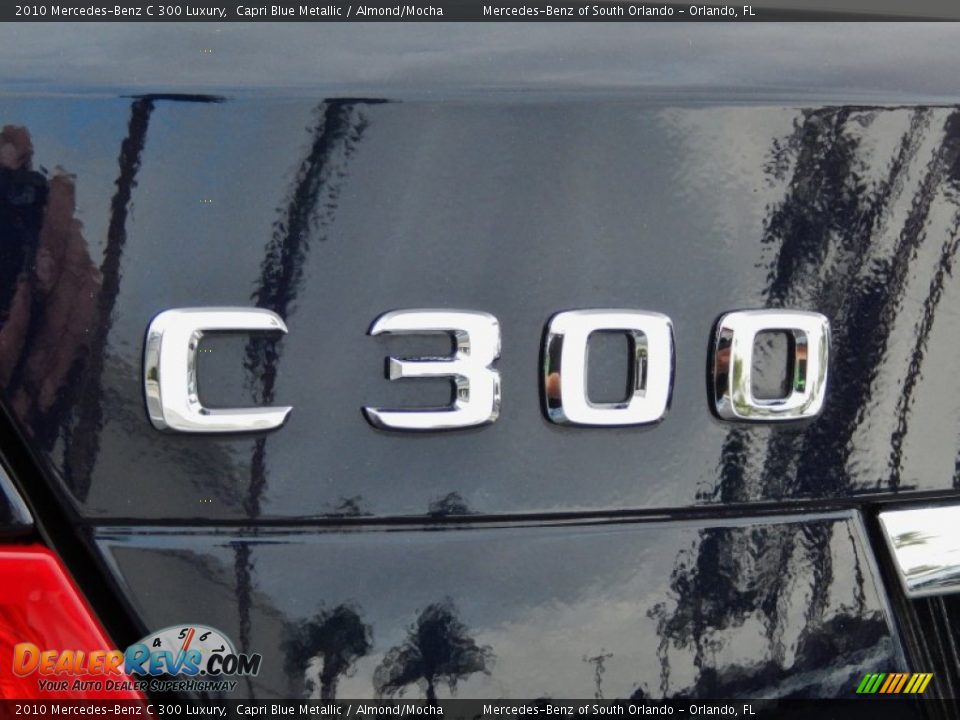 2010 Mercedes-Benz C 300 Luxury Capri Blue Metallic / Almond/Mocha Photo #9