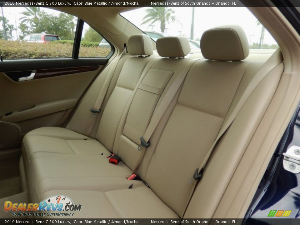 2010 Mercedes-Benz C 300 Luxury Capri Blue Metallic / Almond/Mocha Photo #16