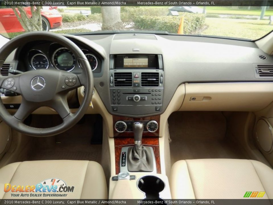 2010 Mercedes-Benz C 300 Luxury Capri Blue Metallic / Almond/Mocha Photo #20