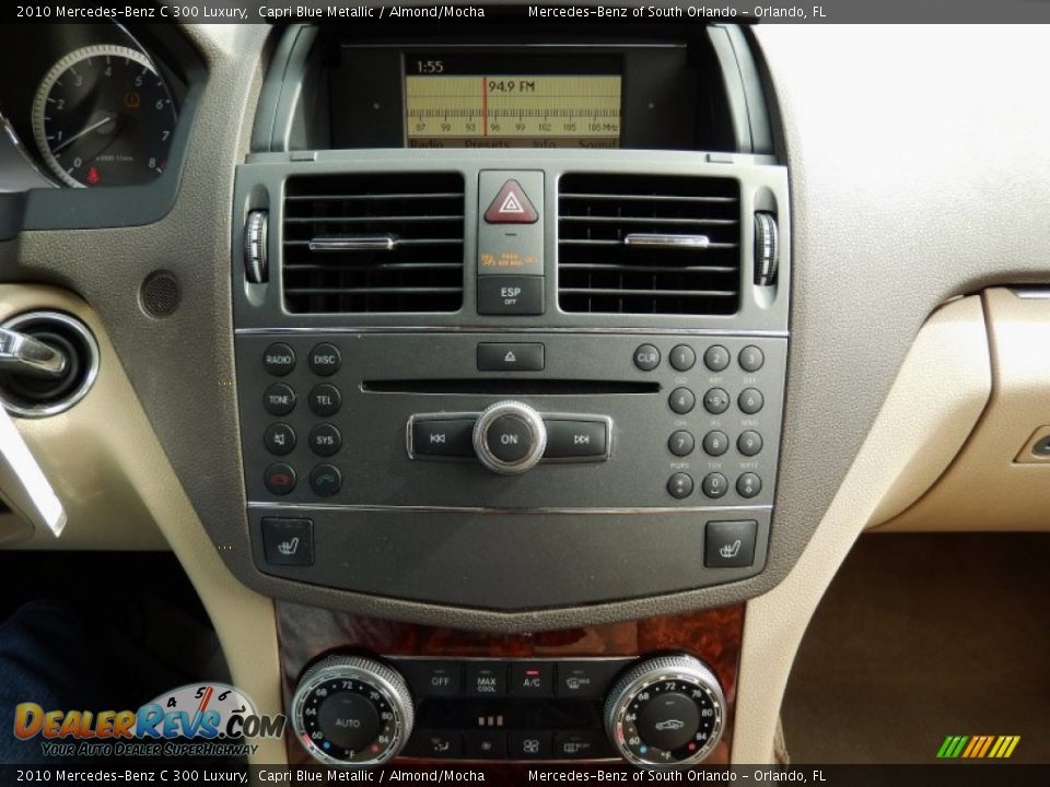 2010 Mercedes-Benz C 300 Luxury Capri Blue Metallic / Almond/Mocha Photo #23