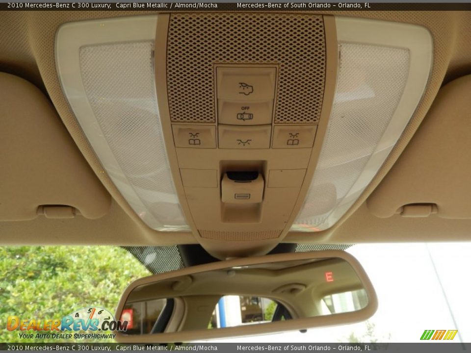 2010 Mercedes-Benz C 300 Luxury Capri Blue Metallic / Almond/Mocha Photo #24