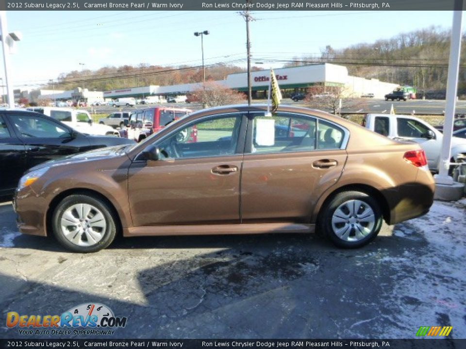 2012 Subaru Legacy 2.5i Caramel Bronze Pearl / Warm Ivory Photo #2