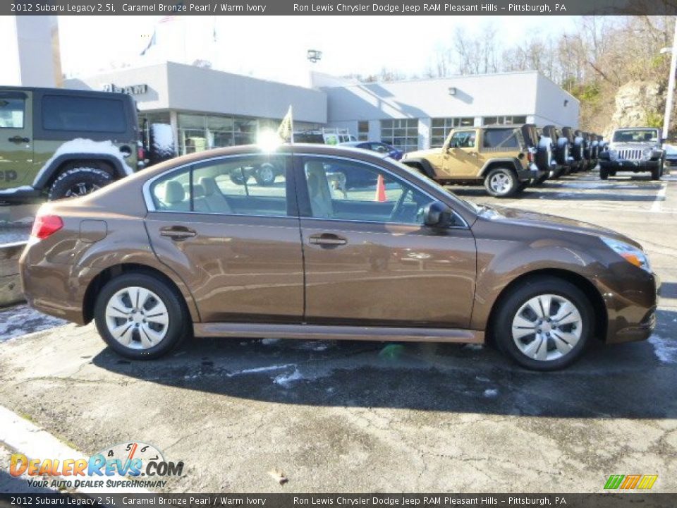 2012 Subaru Legacy 2.5i Caramel Bronze Pearl / Warm Ivory Photo #6