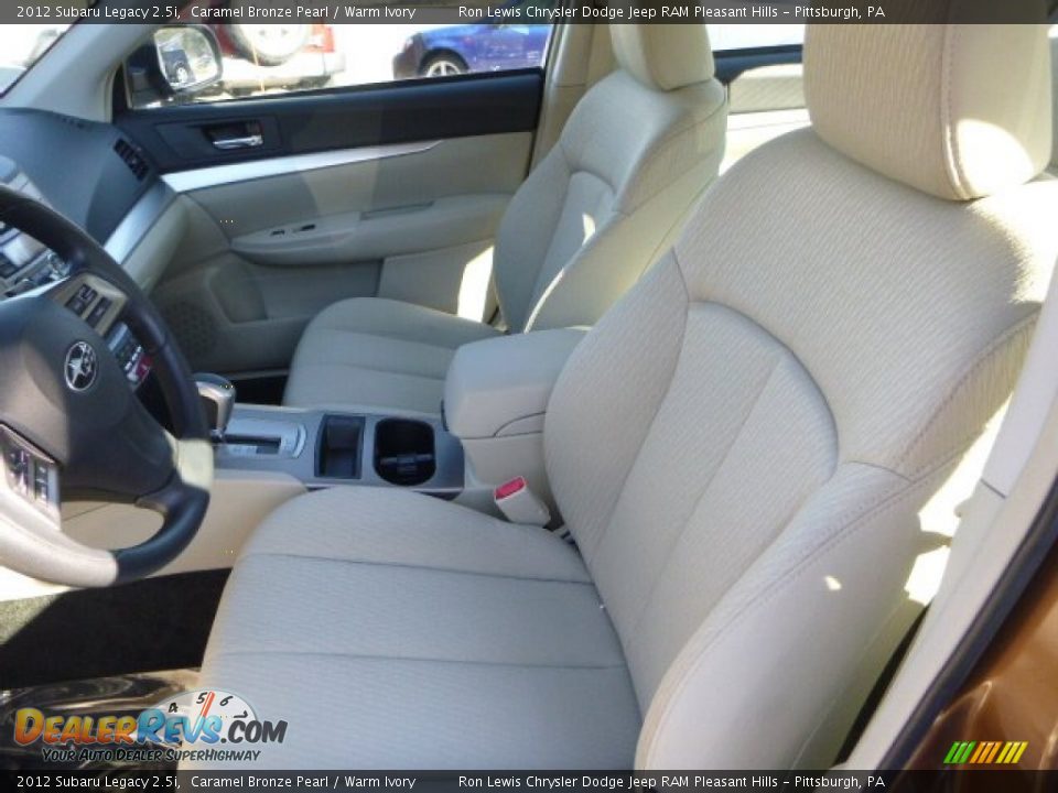 2012 Subaru Legacy 2.5i Caramel Bronze Pearl / Warm Ivory Photo #9