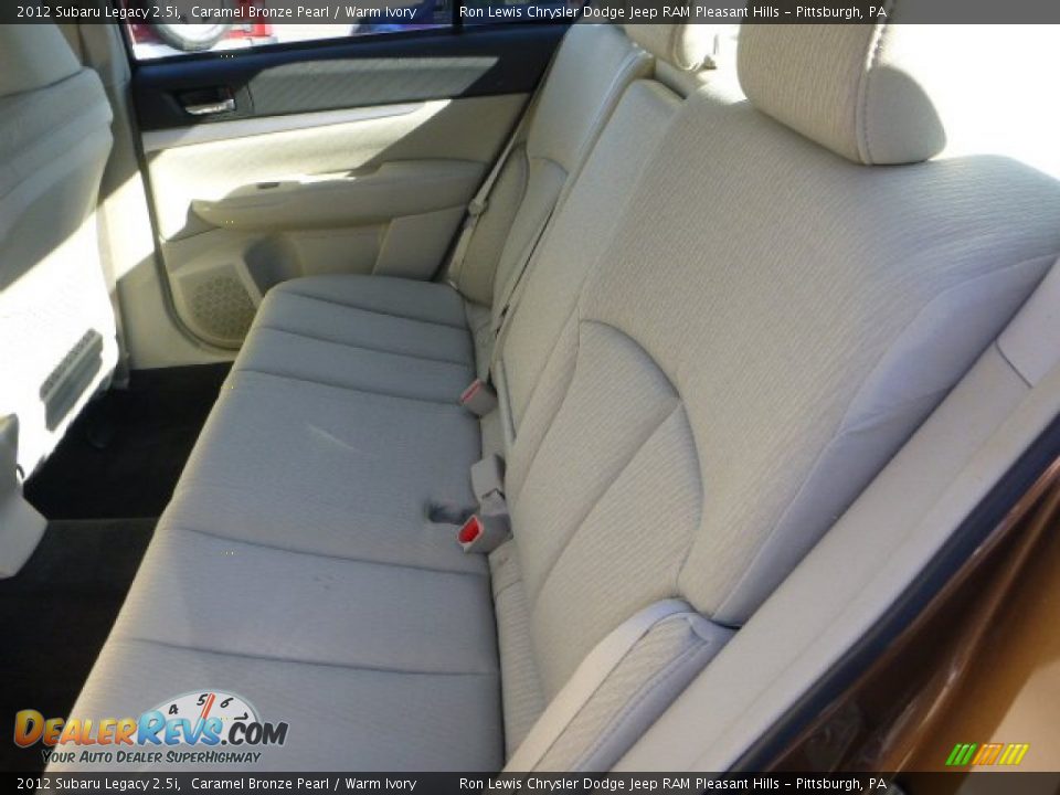 2012 Subaru Legacy 2.5i Caramel Bronze Pearl / Warm Ivory Photo #10